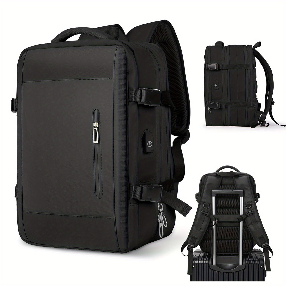 Compartment Travel Backpack Business Trip Luggage Bag Large Capacity