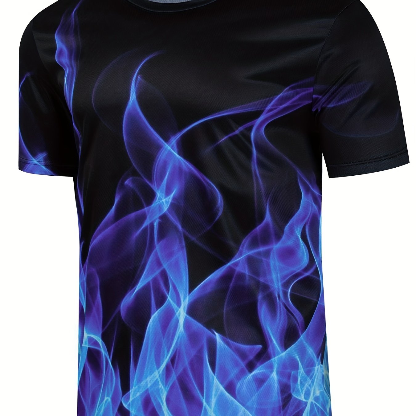 Men's Graphic Sweatshirt 3D Print Short Sleeve Casual T-shirt
