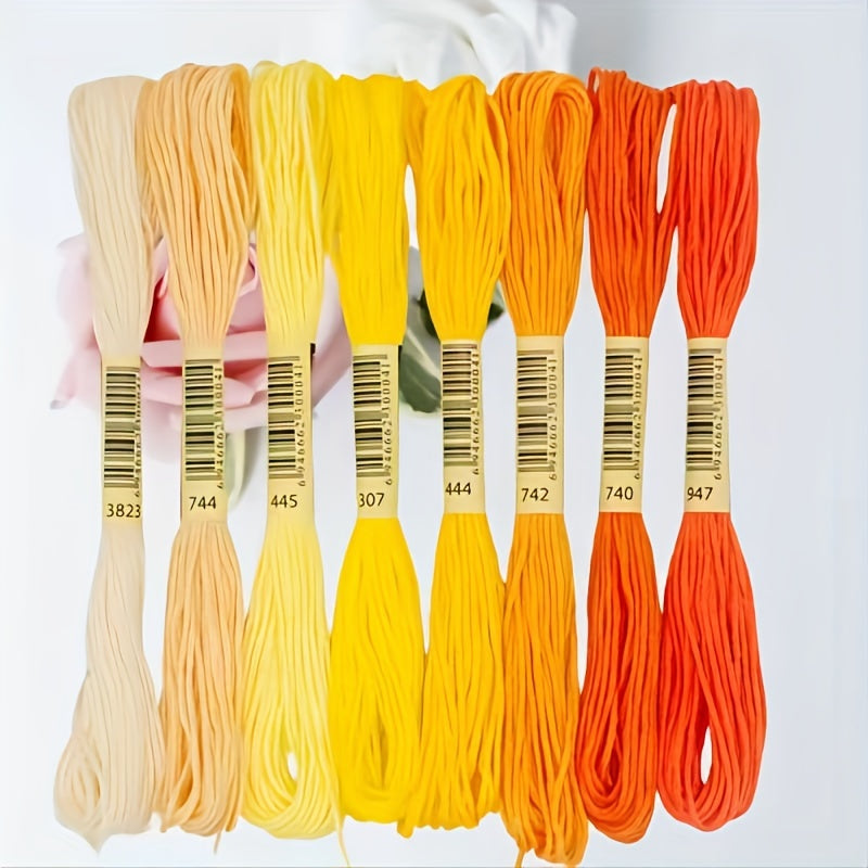 8pcs Embroidery Cross Stitch Thread Cotton Sewing Thread Kit DIY