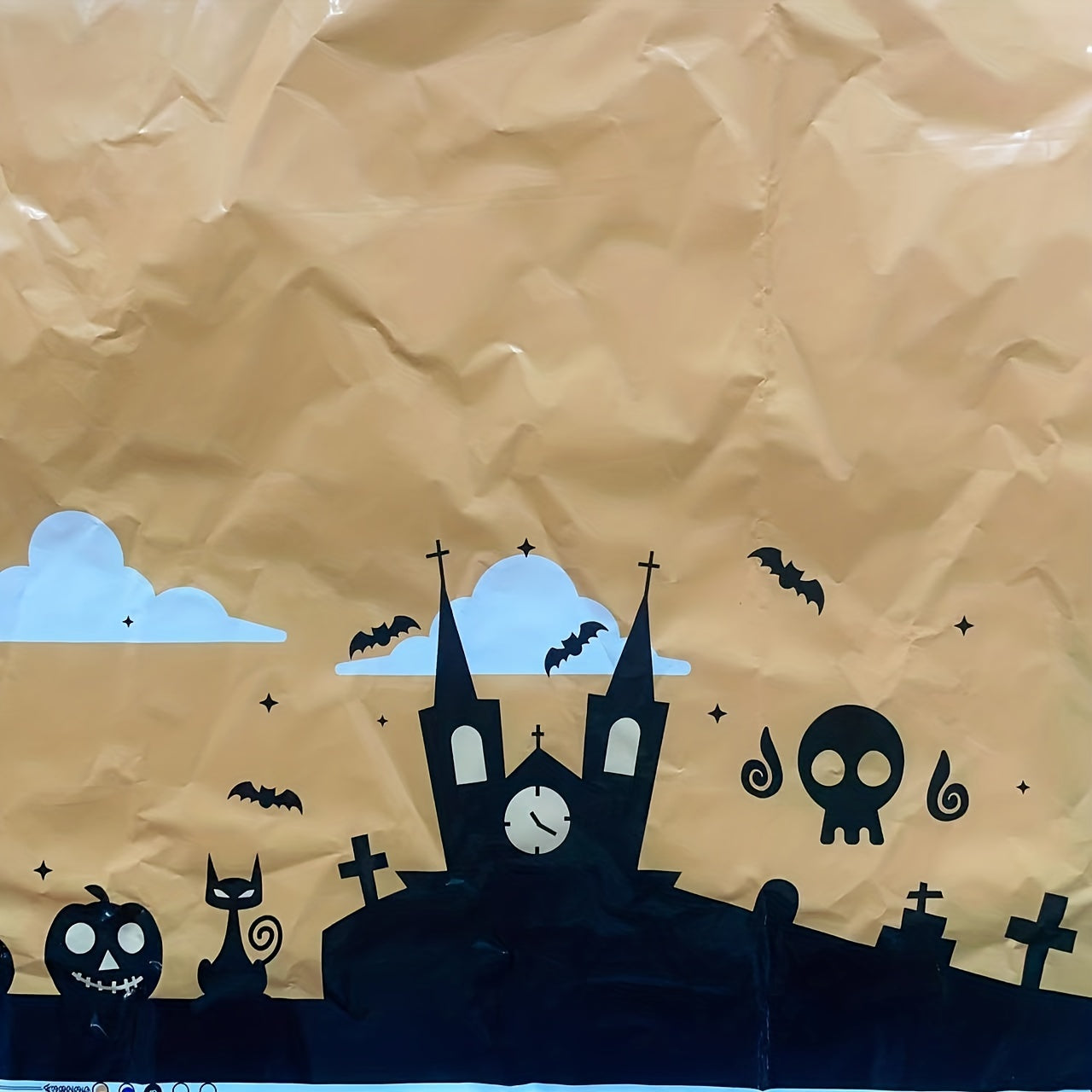 Waterproof Halloween Party Tablecloth 108in 54in