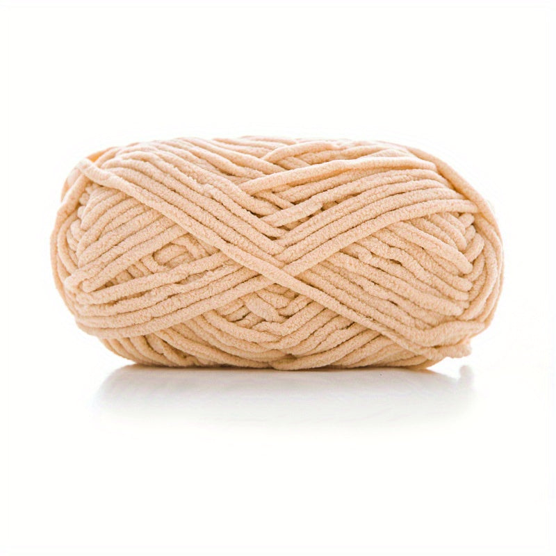 Soft Chenille Yarn for Knitting Crochet 67-97m
