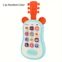 Interactive Guitar Shaped Music Phone Toy for Toddlers