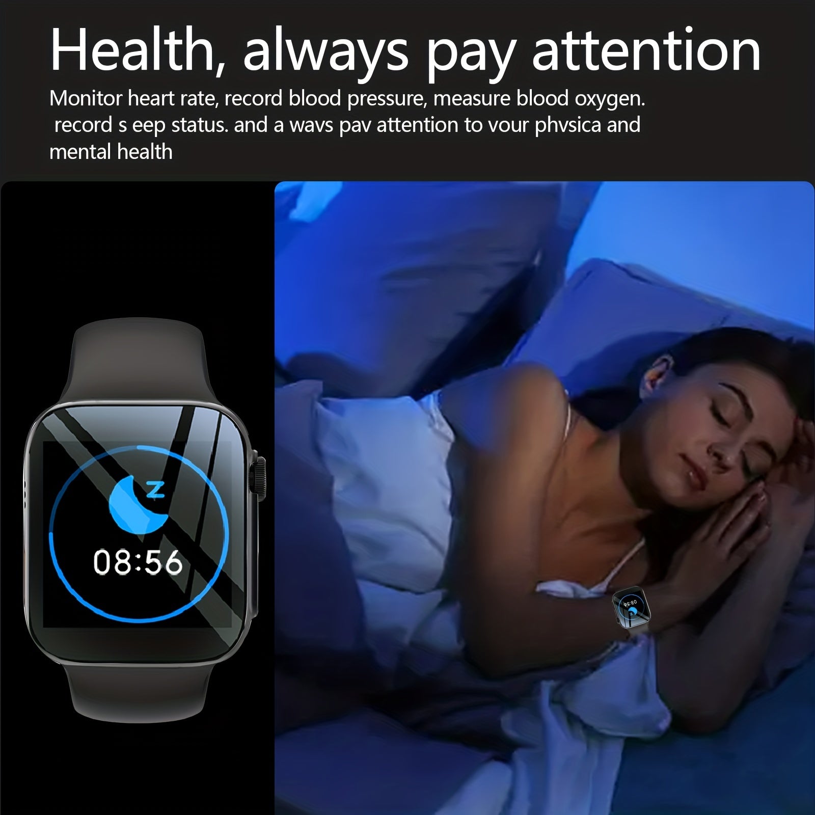 Smart Watch Remote Control Music Sports Watch Sleep Monitoring