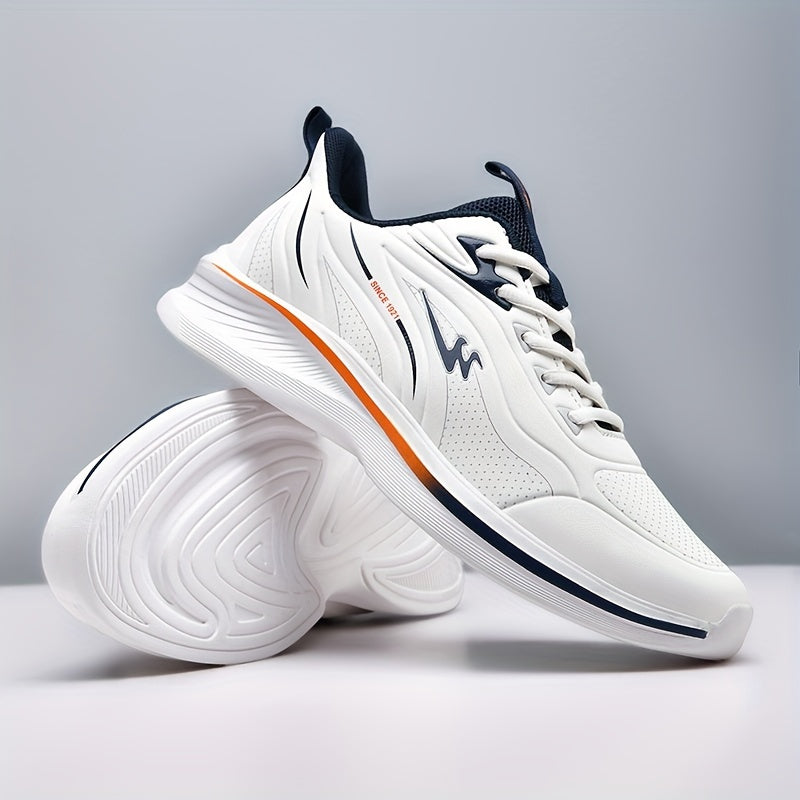 Men's Lace Up Sneakers Comfortable Non Slip Water Resistant