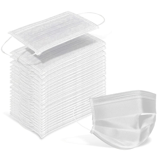 100pcs 3 Layer Disposable Face Masks Protective 3 Ply Breathable Comfortable