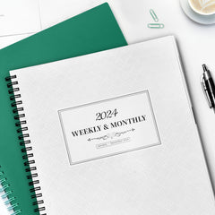 Planner Weekly Monthly Calendar Spiral12 Months From JAN To DEC