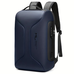 Men's Business Backpack USB Charging Anti Theft Lock Waterproof Bag Travel