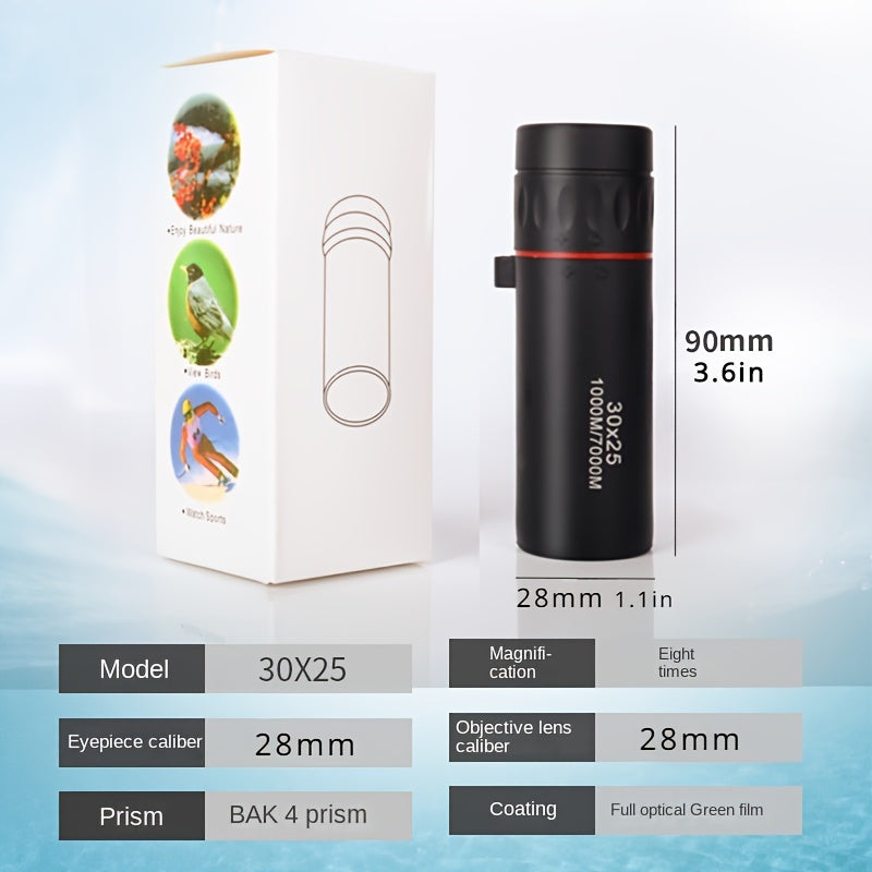HD Monocular Telescope High Power Long Distance Viewing for Smartphone
