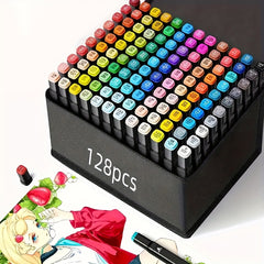 Colours Dual Tip Markers with Portable Storage Bag