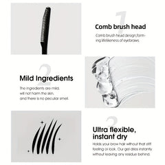 Waterproof Eyebrows Styling Stick Liquid Eyelash Eyebrow Shaping Soap