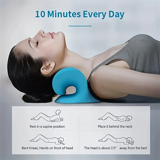 Neck Massage Pillow Shoulder Relaxer Cervical Alignment Tractor