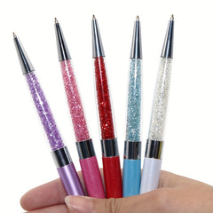 Crystal Rhinestone Ballpoint Pen 0.7mm Office School Supplies