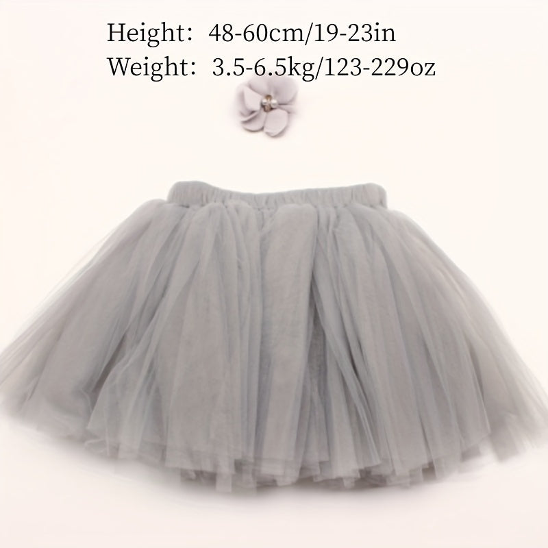 2pcs Baby Girl Skirt Photo Props for Newborn Shower