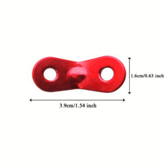 6pcs Aluminium Tent Wind Rope Buckle for Camping Hiking