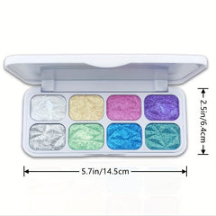 Chameleon Highlighter Palette Eyeshadow Pigment Shimmer Glitter