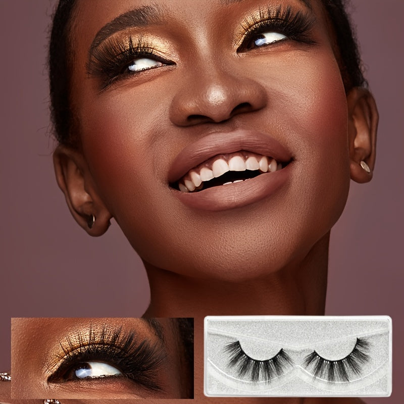 3D False Eyelashes Easy Wear Natural Effect 1 Pair Lash