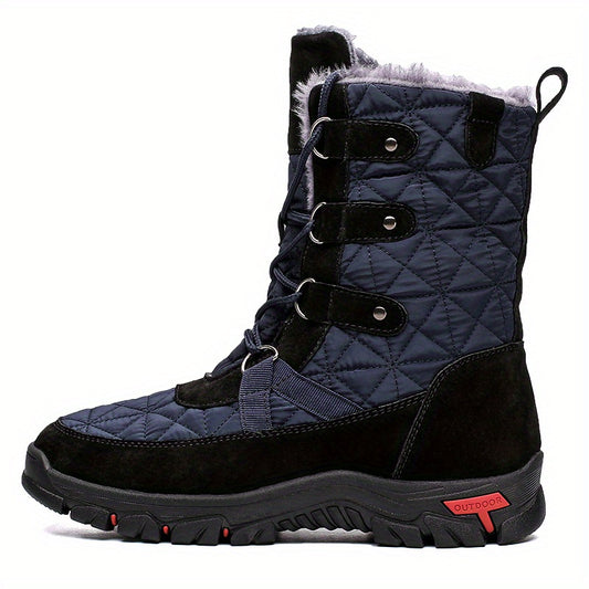 Men's Snow Boots Warm Cozy Non slip Waterproof Cotton Ankle Boots