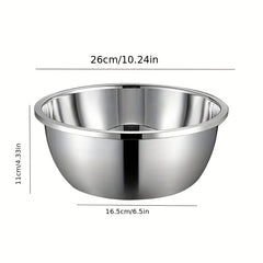 Stainless Steel Double Layer Colander Basket Set - Large Capacity, Reusable