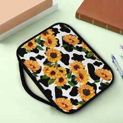 Stylish Sunflower Cow Bible Bag for Students