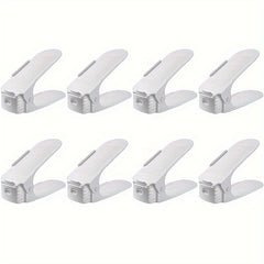 Adjustable Shoe Slot Organizer Double Layer Shoe Rack Space Saving Shoe Holder