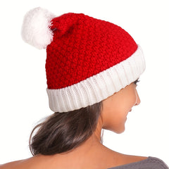 Christmas Hat Knitted Woolen Classic Christmas Party Supplies