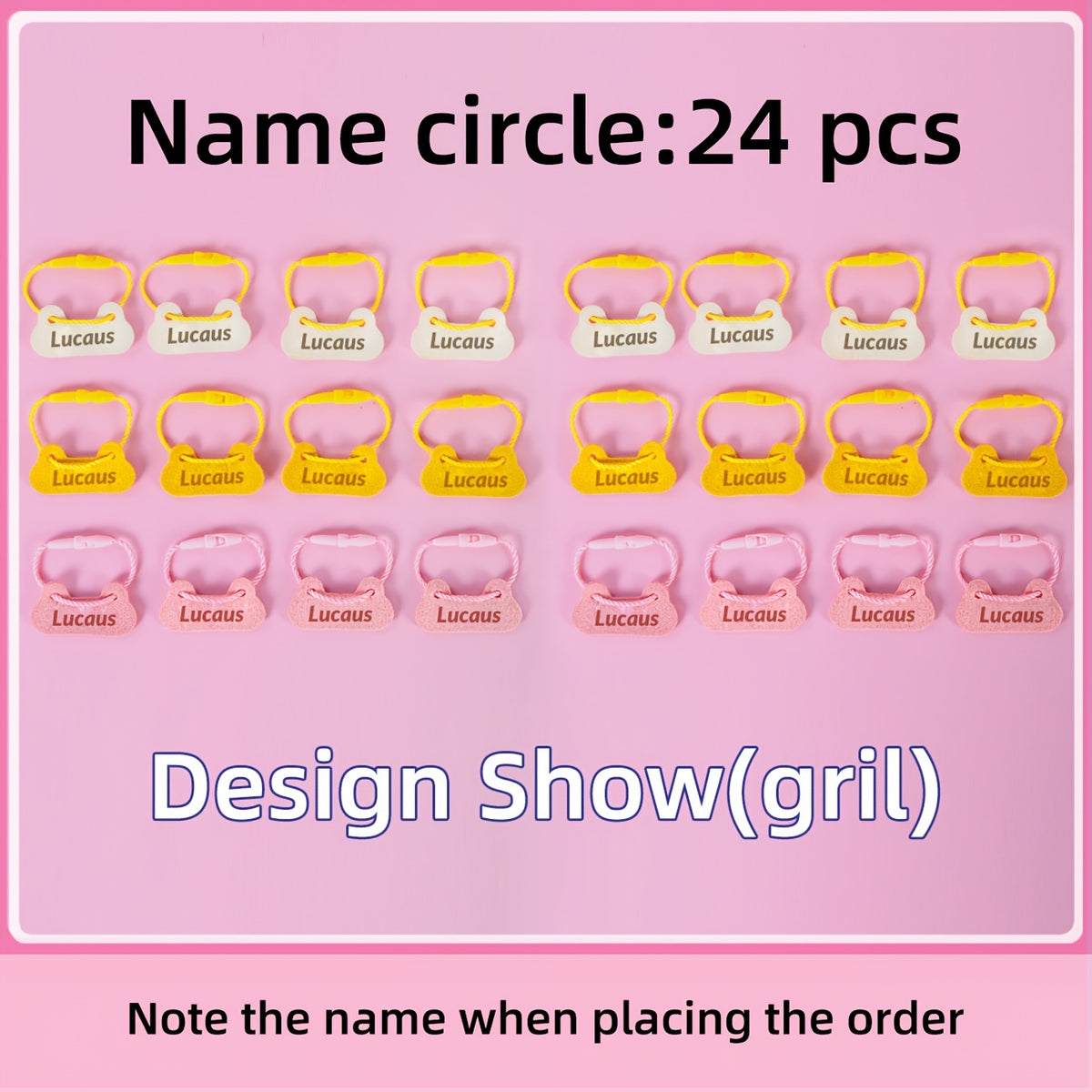 24pcs Custom Shoe Name Labels for Students' Items, Laser Engraved