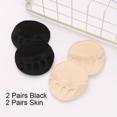 4 Pairs Thin Half Palm Socks Invisible Split toe Socks Women's Stockings