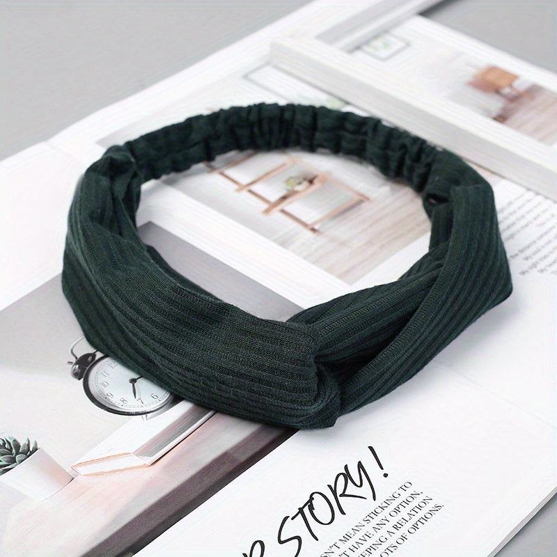 Knotted Headbands For Women Elastic Sports Yoga Headband Girls Hair Accessories