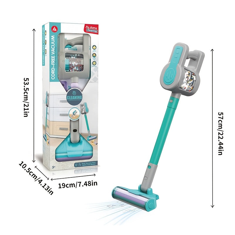 Kids' Handheld Vacuum Cleaner Toy w/ Lights & Sounds