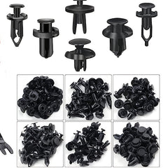 125pcs Nylon Bumper Push Fasteners + Removal Tool