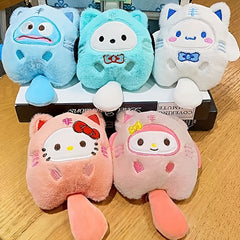 6" Soft Cartoon Anime Plush Keychain - Bag Charm Stuffed Animal