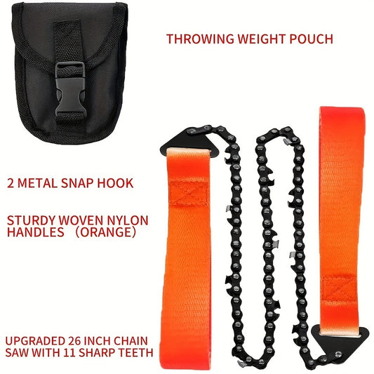 Portable Chain Saw Small Metal Survival Saw For Outdoor Camping