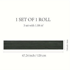 Classic Wood Grain Raw Printing Waterproof Floor Stickers