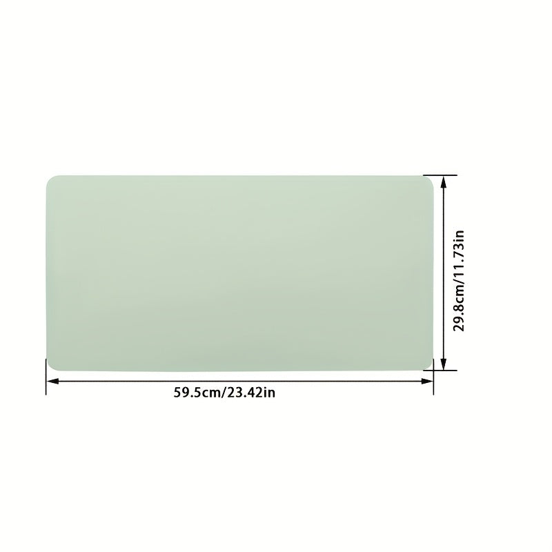 Anti-slip Solid Mouse Pad Waterproof PU Leather Office Desk Pad