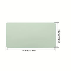 Anti-slip Solid Mouse Pad Waterproof PU Leather Office Desk Pad