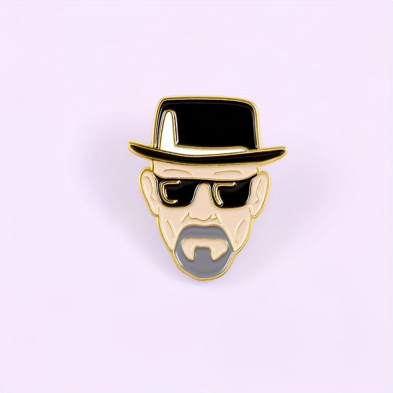 Cartoon Movie Character Brooch Metal Badge Lapel Pin Accessories For Men