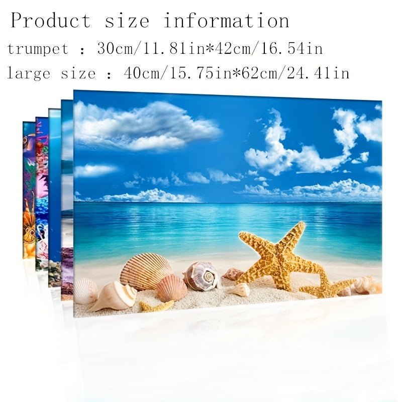 Aquarium Fish Tank Background Decoration Sticker Poster