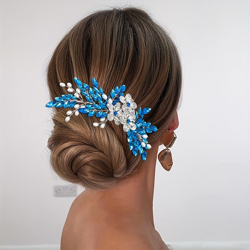 Sparkling Rhinestone Bridal Headpiece for Women