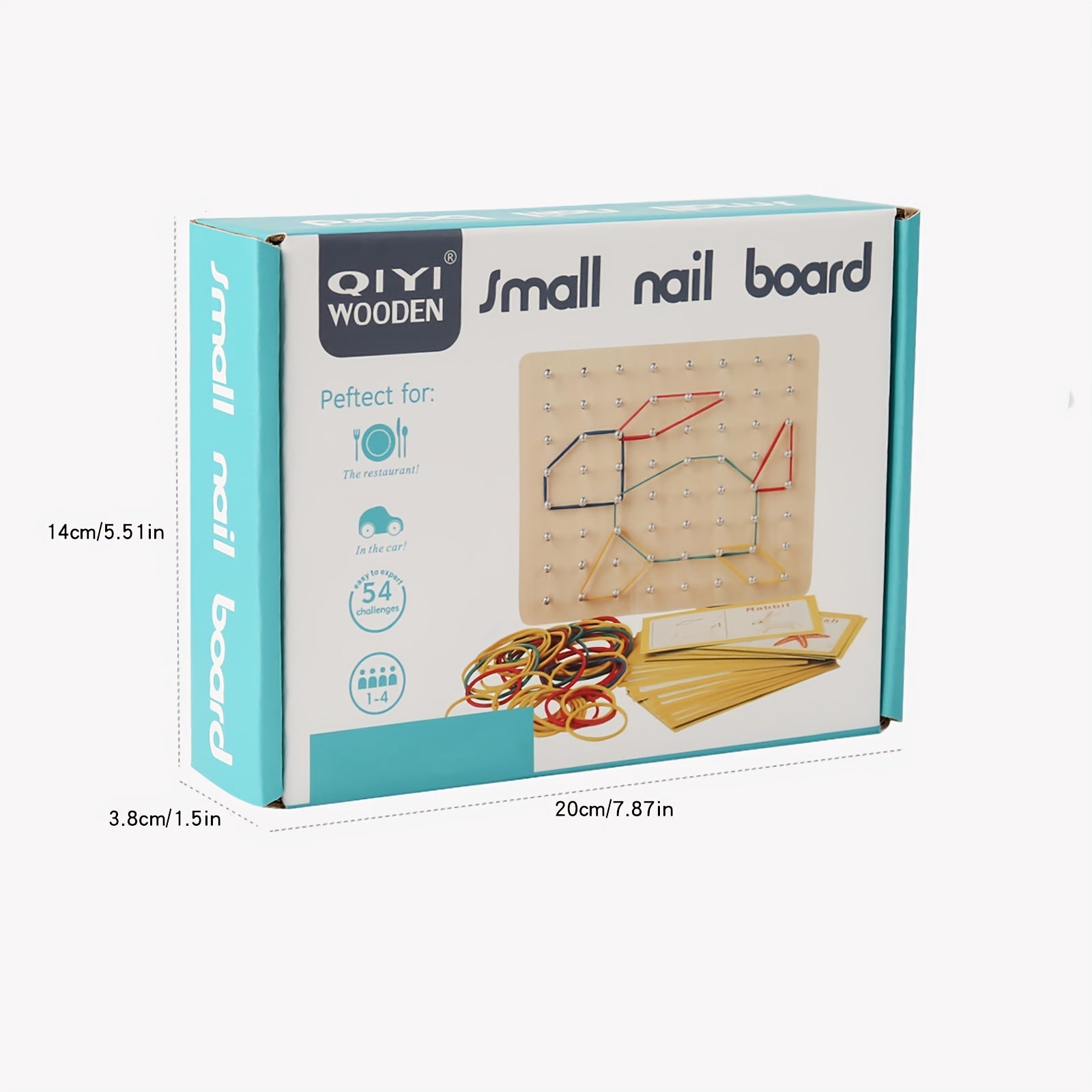 Montessori Shape Pegboard Puzzle Game Wooden Toys
