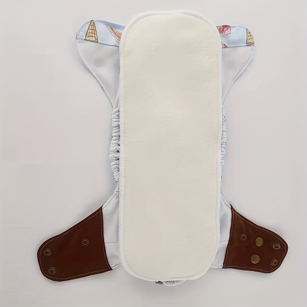 5pcs Washable Cloth Diaper Insert 4 Layers Bamboo Insert 32x12 5cm