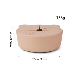 Silicone Cartoon Bear Food Bowl for Babies
