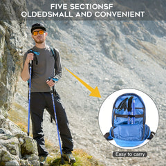 Mountain Tech Lightweight Aluminum Hiking Stick