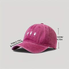 Vintage Baseball Cap LOVE Letter Embroidery Sun Protection Hat