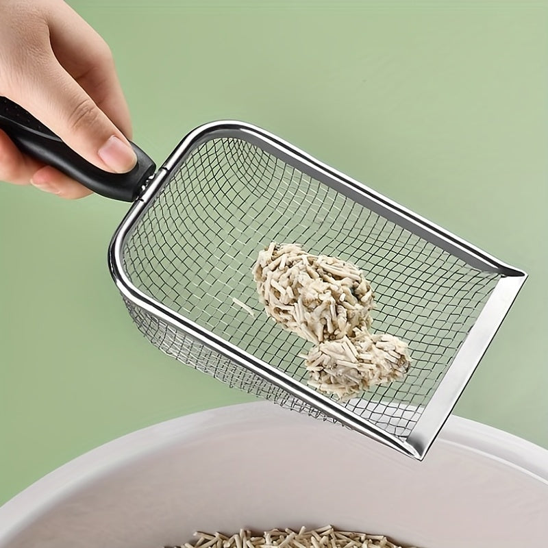 Stainless Steel Cat Litter Scoop Comfortable Handle