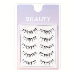 Fluffy Little Devil Style False Eyelashes 5 Pairs