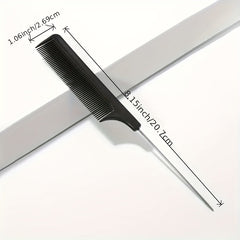 3pcs Rat Tail Comb Steel Pin Rat Tail Plastic Teasing Comb
