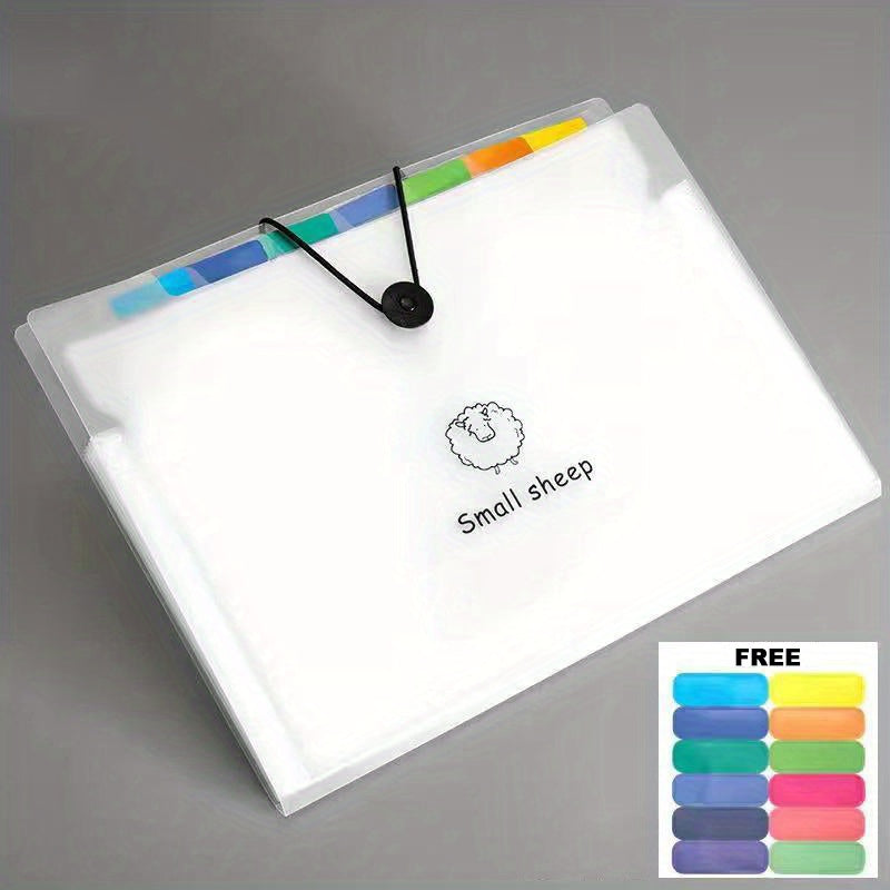 A4 Folder 12 Layer Accordion Folders Large Capacity Expanding File Organizer