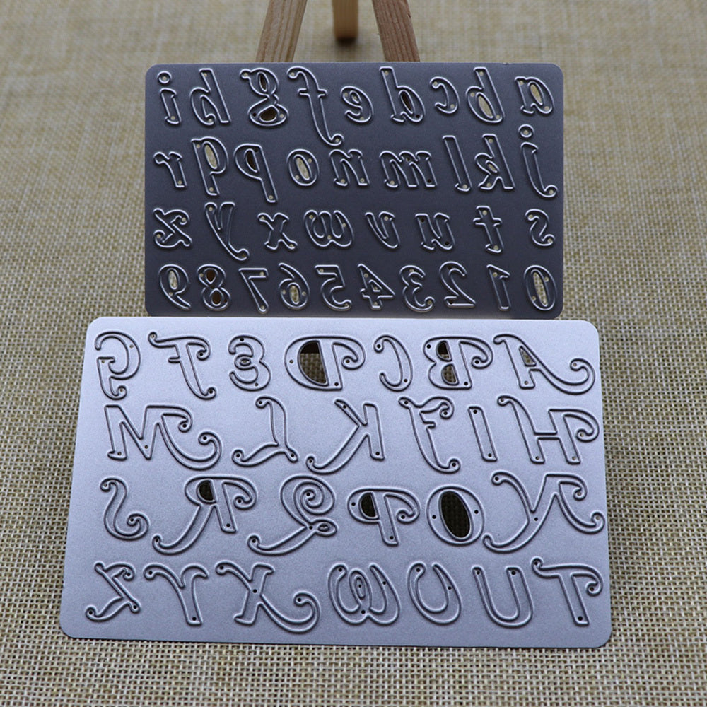 Metal Alphabet Letters Cutting Dies Stencils for DIY Craft Scrapbooking