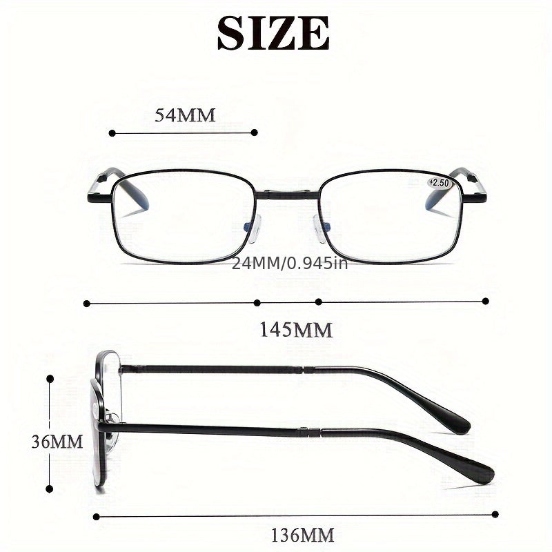 Foldable Multifocal Photochromic Reading Glasses Men UV400 Sun Glasses