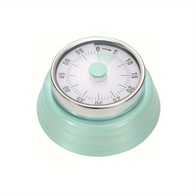 Stainless Steel Countdown Mechanical Timer with Magnetic Suction